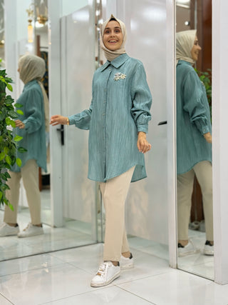 KADO ÇİÇEK DETAY TUNİK 251360