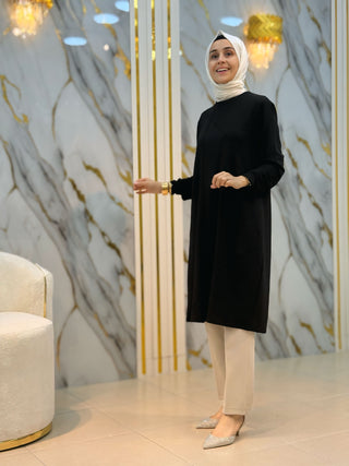 KADO CİMA DETAYLI UZUN TUNİK 257115