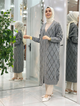 MEHLİKA KARELİ SİMLİ YUMOŞ HIRKA 7357