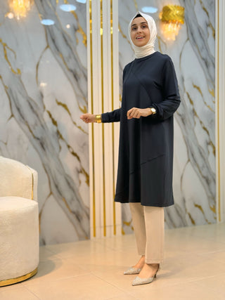 KADO CİMA DETAYLI UZUN TUNİK 257115