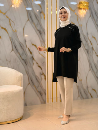 KADO OMUZ ZIMBALI TRİKO TUNİK 2725008