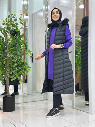 MEHLİKA UZUN YELEK 7710
