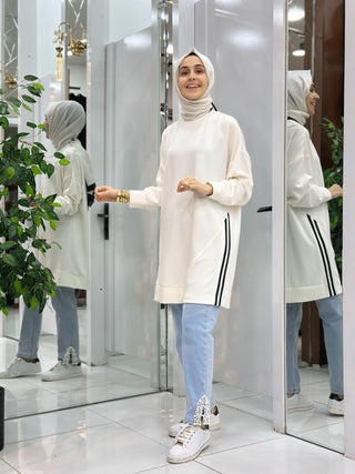 LOREEN ÇİZGİLİ TUNİK 20603