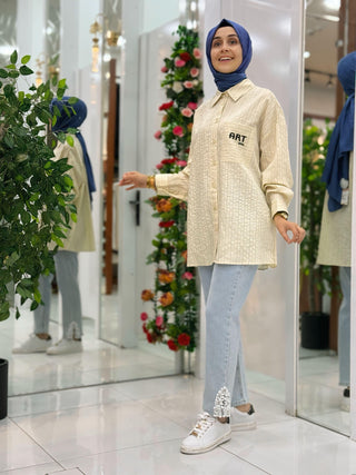 SOUL OF BASİC ÇİZGİLİ MODAL GÖMLEK 32329