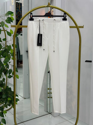 YARİŞ DOUBLE KREP DAR PAÇA PANTOLON Y101