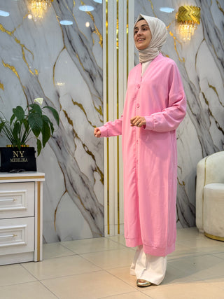 PUANE DÜĞMELİ UZUN HIRKA 10696