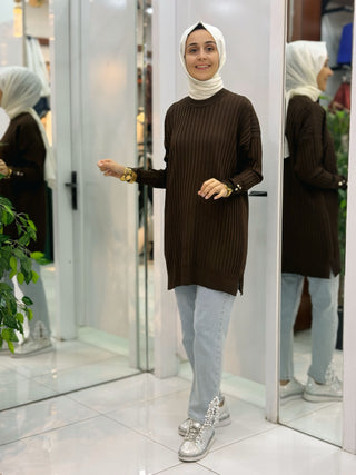 NY MEHLİKA FİTİLLİ SOĞUK İP TUNİK 3170