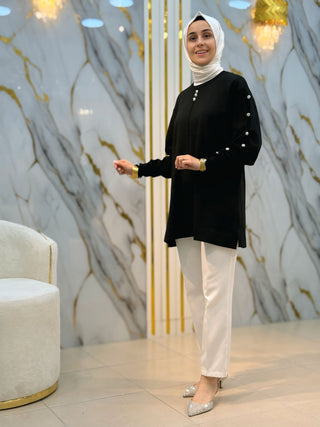 MELİH TAŞ KOLLAR VE YAKA DÜĞME DETAYLI 5015