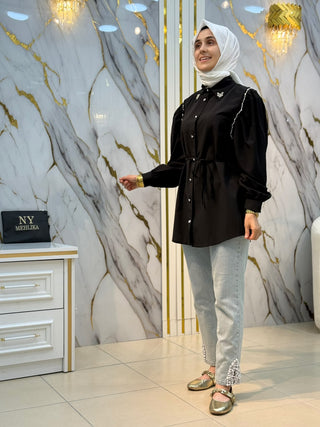 AYNAZ OMUZ TAŞLI GÖMLEK 170368