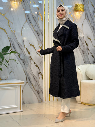 PANOVA YAKA TAŞLI TASARIM KAP 4512