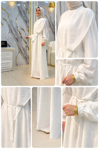 İKOLL OMZU TOKA DETAYLI PELERİN ELBİSE 17695