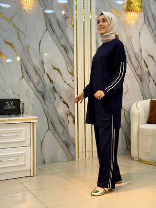 NY MEHLİKA TAŞLI ŞERİT DETAYLI OYSHO TAKIM 1827