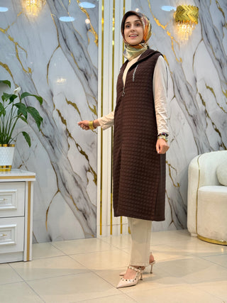 KADO CEPLİ KAPİTONE FERMUARLI YELEK 257780