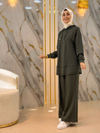 NY MEHLİKA KAPİŞONLU CİMALI 2'Lİ TAKIM 30302