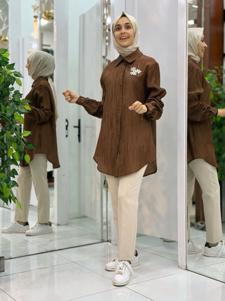 KADO ÇİÇEK DETAY TUNİK 251360