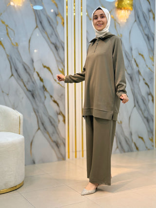 NY MEHLİKA YAKA FERMUARLI 2'Lİ TAKIM 30301