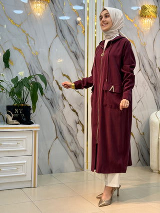 AYŞE AKAY FERMUARLI CEP VE KAPAK DETAYLI KAP (GİY ÇIK) 1037