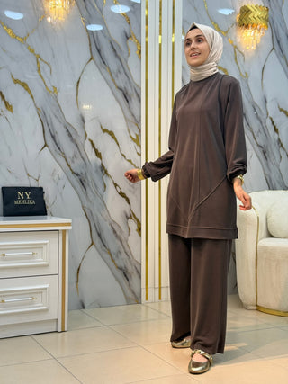 KADO ÇİZGİ DETAYLI PANTOLONLU TAKIM 268220