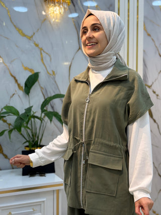 NY MEHLİKA FERMUARLI BÜZGÜLÜ 3'LÜ TAKIM 30308