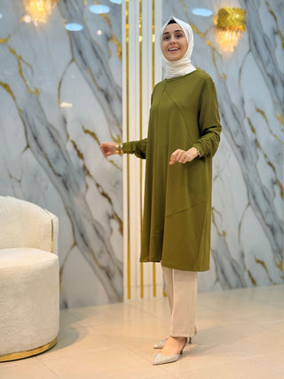 KADO CİMA DETAYLI UZUN TUNİK 257115