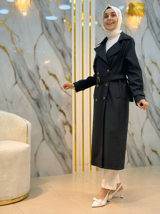 NY MEHLİKA KEMER DETAY TRENÇ 4049