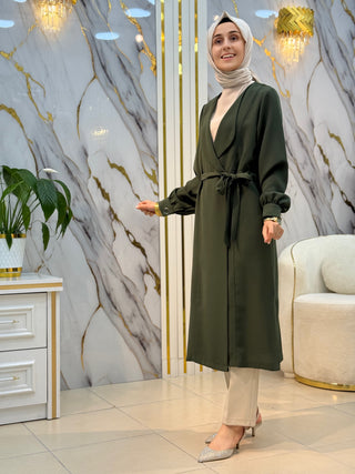 MELİH EXCLUSİVE ÇITÇITLI DÜĞME DETAYLI GİY ÇIK (KAP) 8056