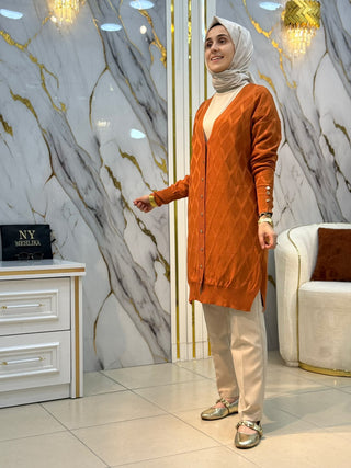 NY MEHLİKA BAKLAVA DESEN HIRKA 3290
