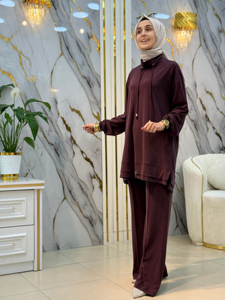 NY MEHLİKA ÖNÜ FERMUAR DETAY PİKE TAKIM 1173