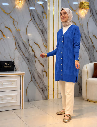 NY MEHLİKA GEOMETRİK DESENLİ HIRKA 3363