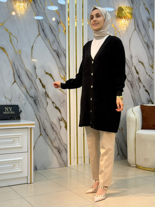 NY MEHLİKA ANGORA DÜĞMELİ HIRKA 3393