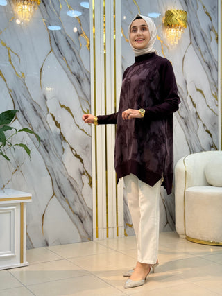 NY MEHLİKA KUPRA VE YANLARI FERMUAR DETAYLI TUNİK 290