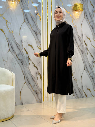 KADO UZUN BOY DÜĞMELİ TUNİK 262228