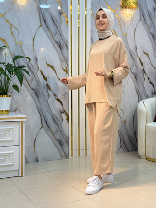 NY MEHLİKA SALAŞ ŞALVAR PANTOLONLU 2'Lİ TAKIM 8638