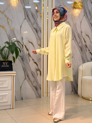 AYŞE AKAY MODA TENCEL GÖMLEK 5103