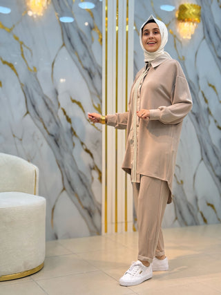 PUANE FERMUARLI ŞERİT DETAY OYSHO TAKIM 14297