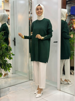 NY MEHLİKA FİTİLLİ SOĞUK İP TUNİK 3170