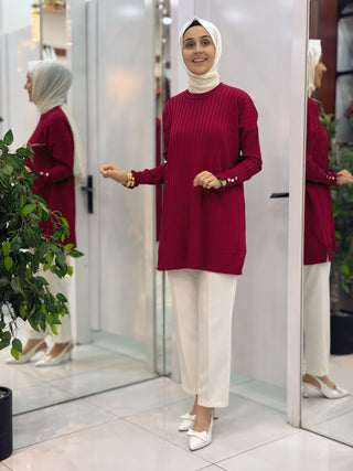 NY MEHLİKA FİTİLLİ SOĞUK İP TUNİK 3170