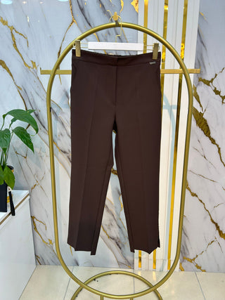 YARİŞ DOUBLE KREP DAR PAÇA BELİ LASTİKLİ PAÇA DÜĞME DETAYLI PANTOLON   Y3345