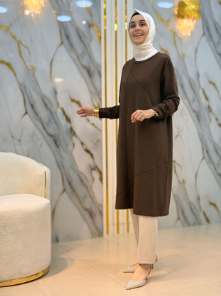 KADO CİMA DETAYLI UZUN TUNİK 257115