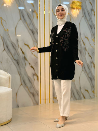 NY MEHLİKA TAŞ İŞLEME DETAYLI HIRKA 250727