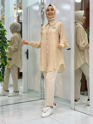 KADO ÇİÇEK DETAY TUNİK 251360