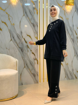 NY MEHLİKA İNCİ VE TAŞ İŞLEME DETAY OYSHO TAKIM 8145