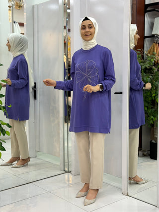 KADO TAŞ İŞLEMELİ OYSHO TUNİK 257444