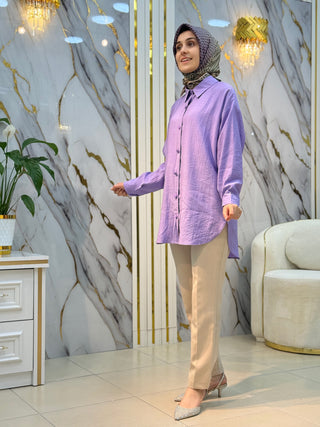 NY MEHLİKA BASIC DÜZ GÖMLEK 2893