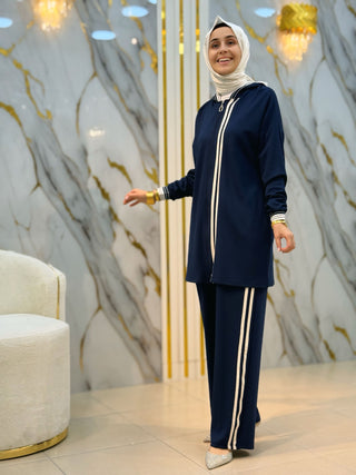 KADO ÇİZGİLİ CEKETLİ OYSHO 2'Lİ TAKIM 257402