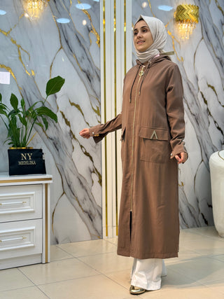 AYŞE AKAY FERMUARLI CEP VE KAPAK DETAYLI KAP (GİY ÇIK) 1037
