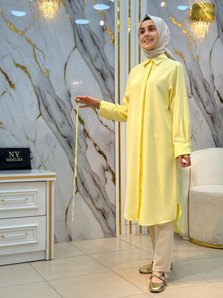LAMELİF STORE BAĞLAMALI TUNİK 7731