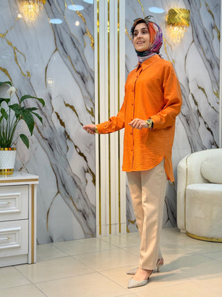 NY MEHLİKA BASIC DÜZ GÖMLEK 2893