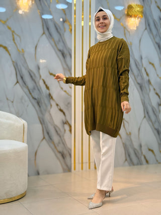 MEHLİKA SOĞUK İP TUNİK 3174