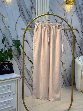 LARCH DİAGONEL BOL PAÇA CİMA DETAYLI PANTOLON 1147